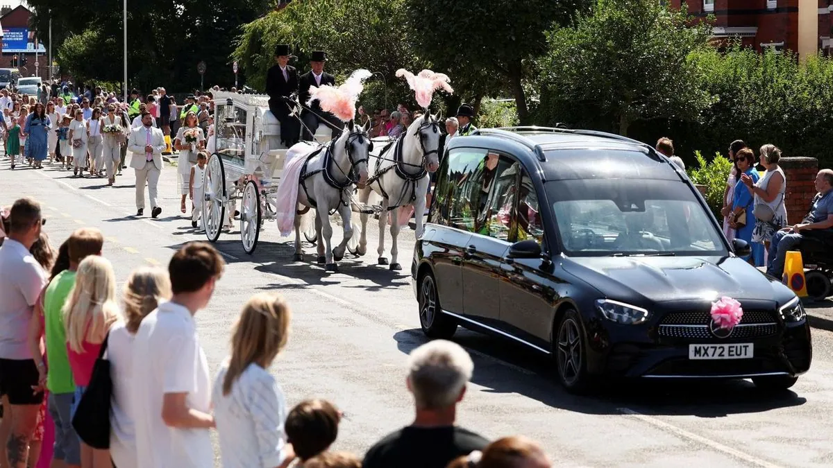 Southport Mourns: Community Gathers for Young Victim's Funeral