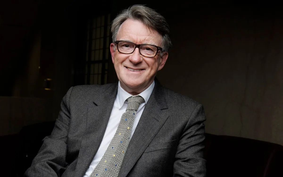 Lord Mandelson Emerges as Top Contender for US Ambassador Role