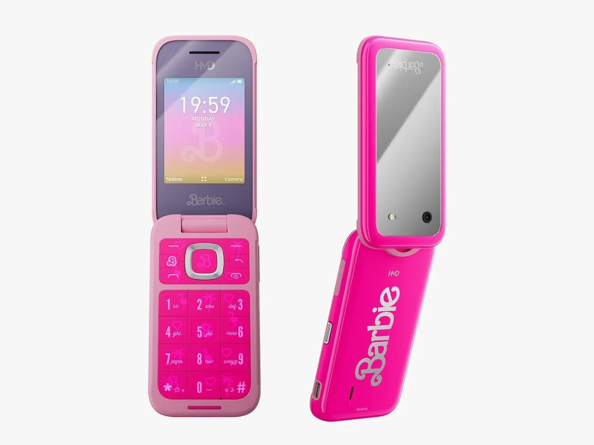 nokia-launches-barbie-themed-brick-phone-for-digital-detox