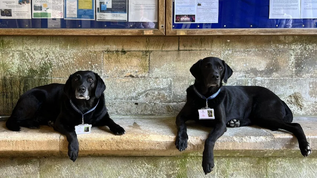 historic-tewkesbury-abbey-welcomes-canine-assistant-vergers