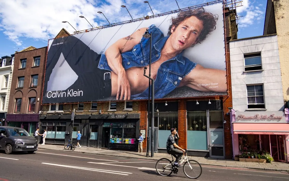 Giant Calvin Klein Ad Sparks Controversy in London's Hackney