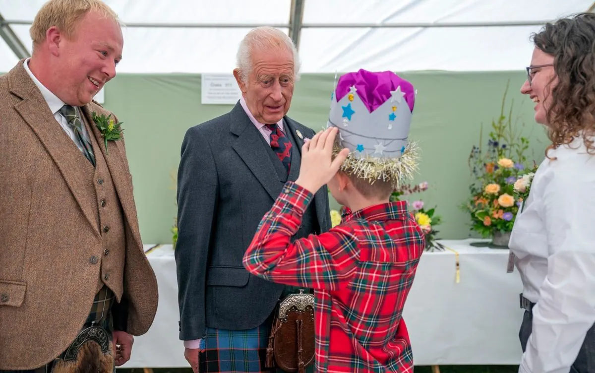 king-charles-graces-aberdeens-bicentennial-flower-show-in-traditional-attire