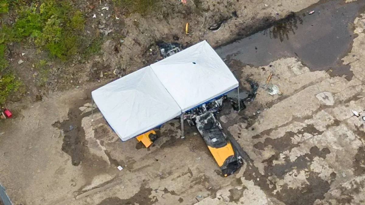 Fatal Light Aircraft Crash in Chesterfield Industrial Estate