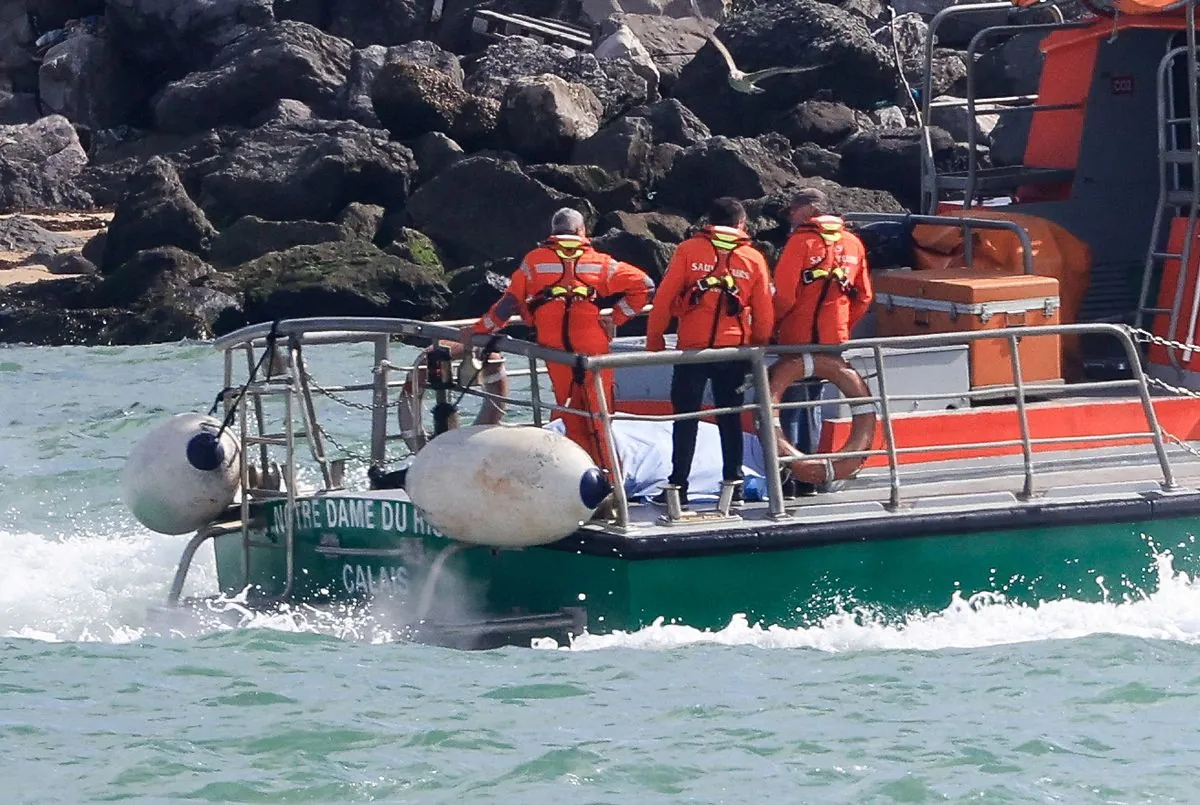 50 Migrants Rescued from Sinking Dinghy in English Channel