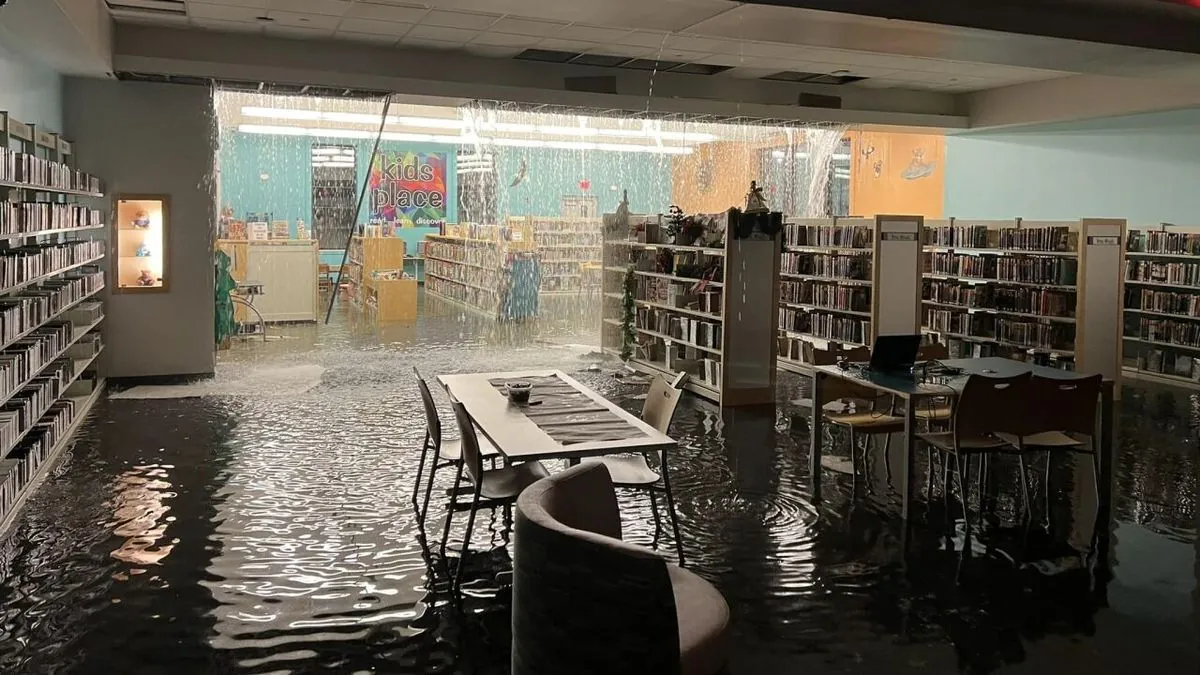 Historic Deluge Devastates Smithtown Library, Imperils Rare Documents