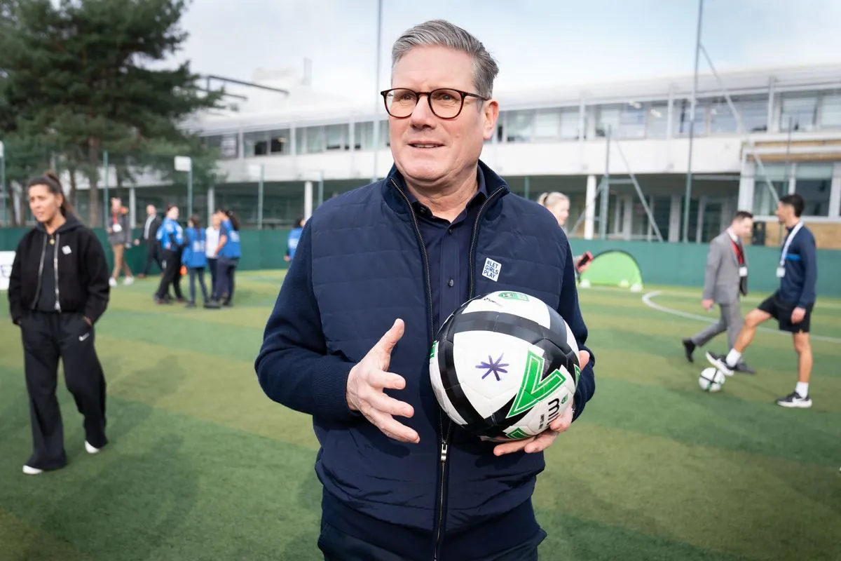 Starmer Dons England Shirt in Friendly Match, Sparking Political Debate