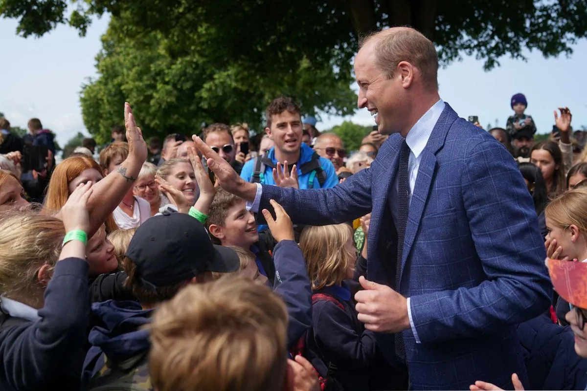 Prince William Visits Welsh School, Shares Update on Princess Catherine