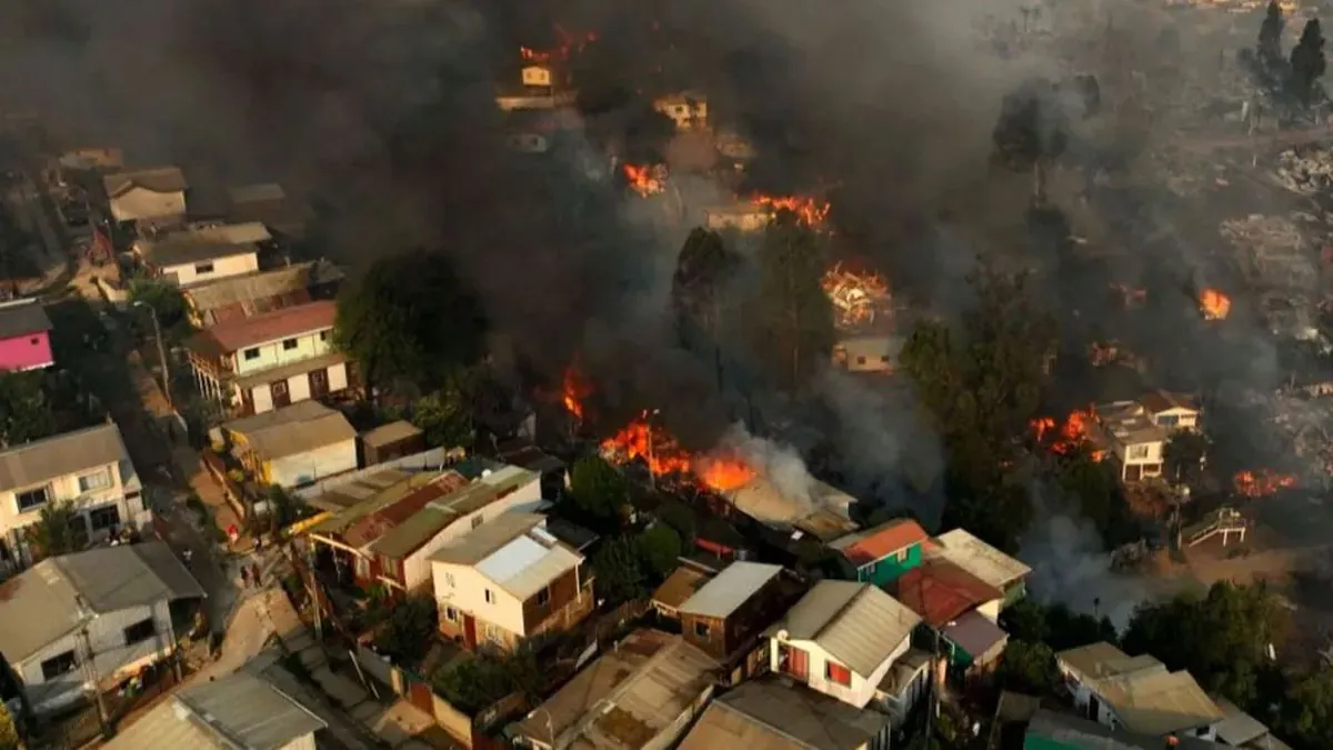 Chilean Volunteer Firefighter Arrested for Allegedly Igniting Deadly Blazes