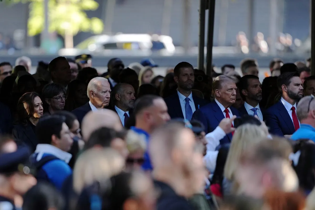 Political Rivals Unite at 9/11 Memorial Service in New York