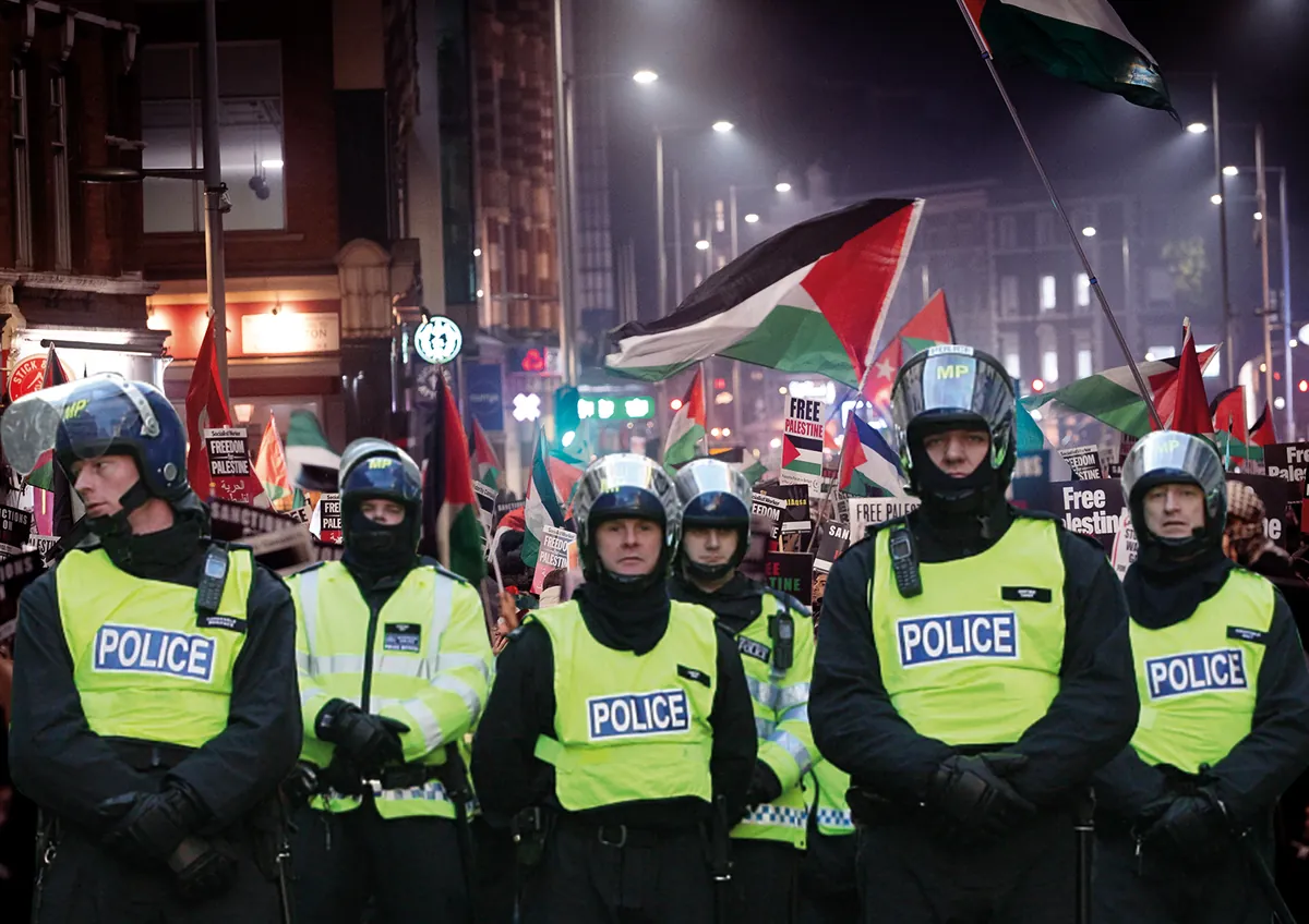 Met Officer's Claim on Keffiyeh Prevalence Sparks Controversy at Vigil