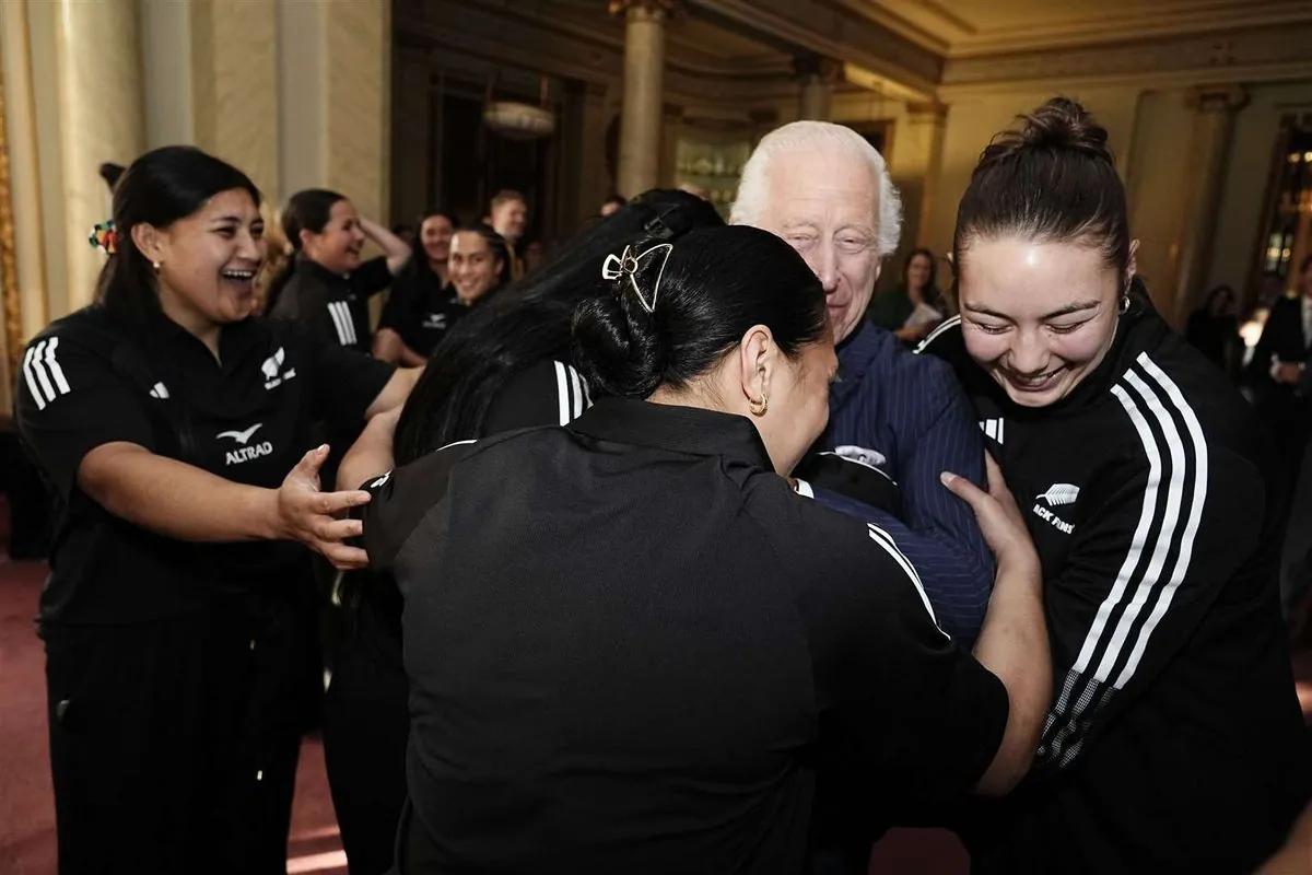 King Charles Shares Heartwarming Moment with New Zealand Rugby Team