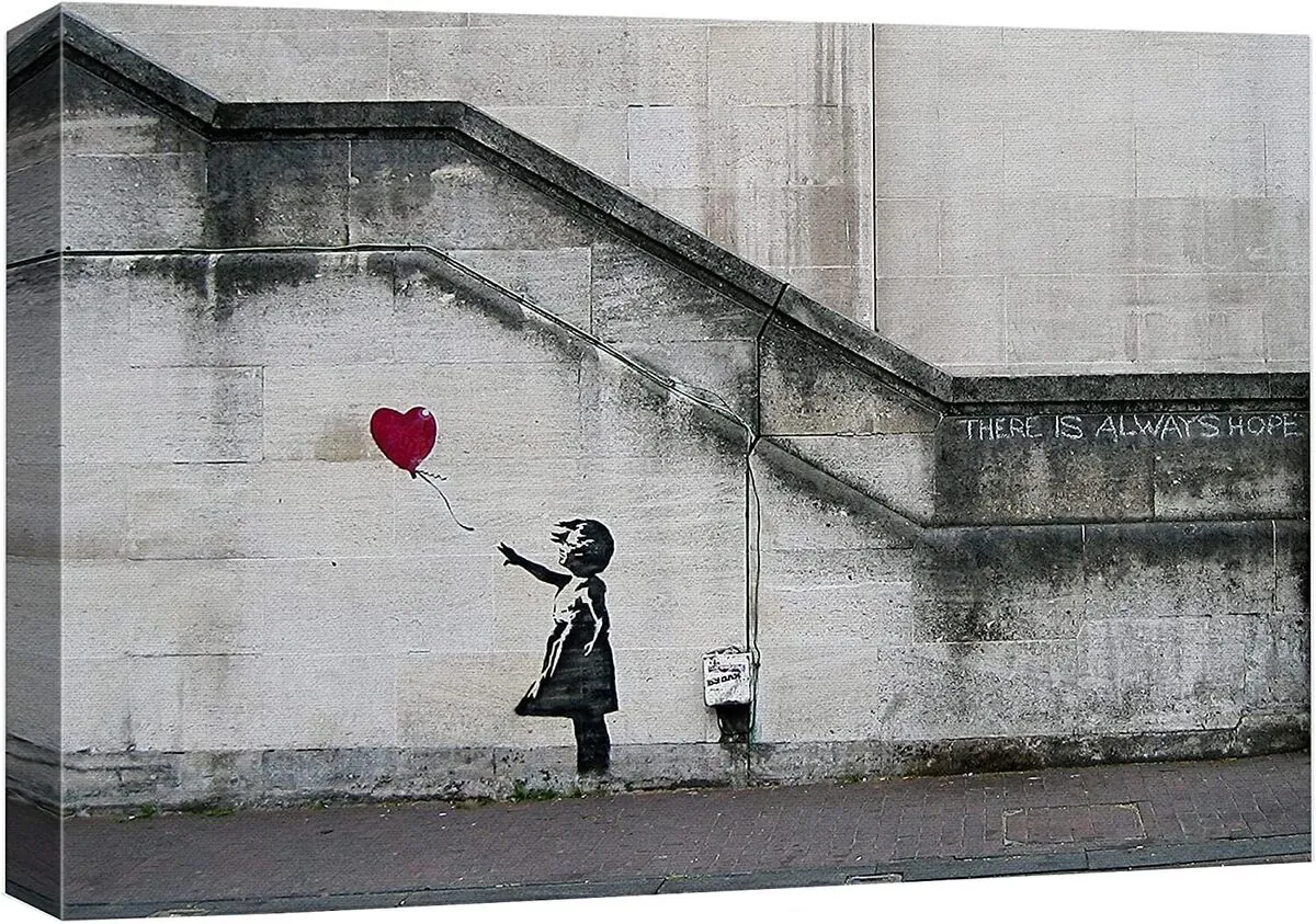 Banksy's "Girl With Balloon" Theft: Two Men Charged in London Gallery Heist