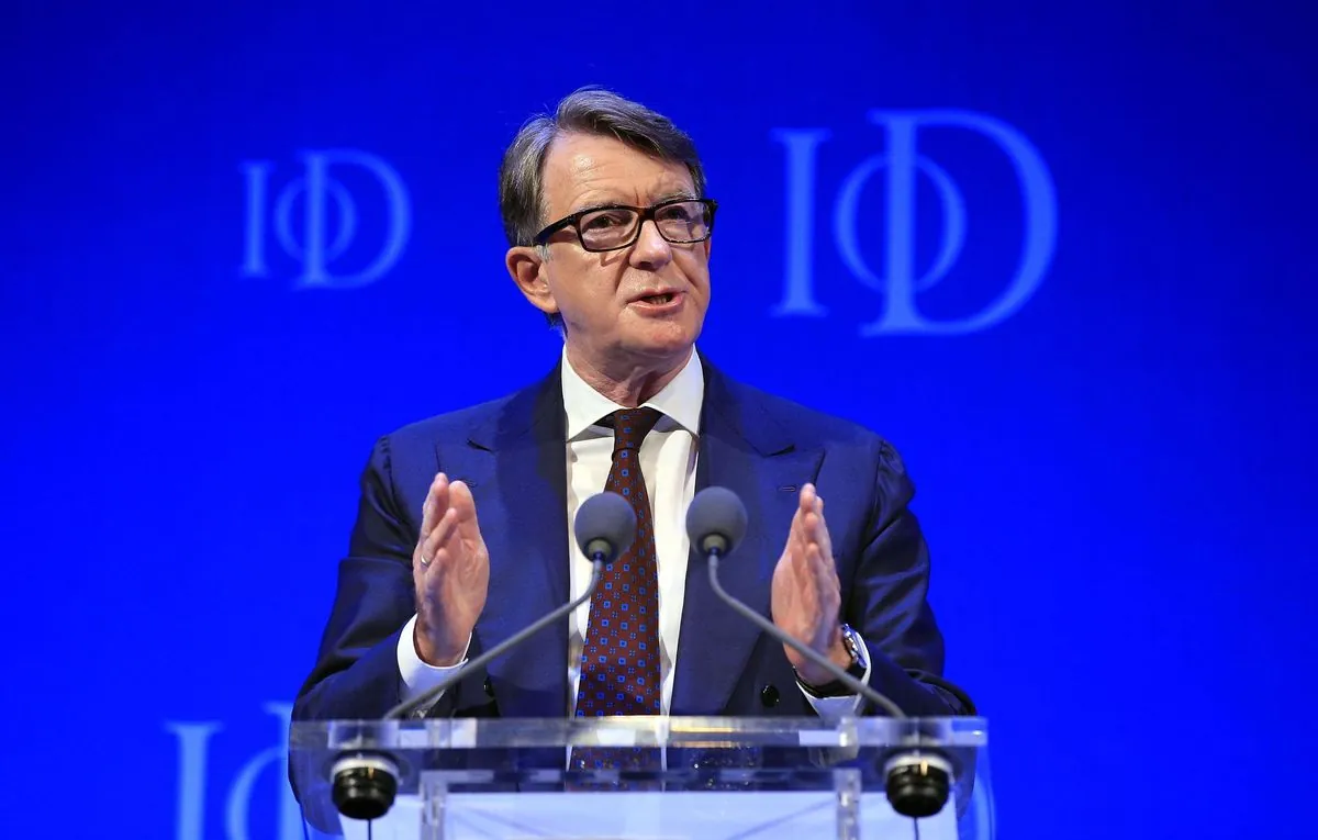 Labour Pledges to Thaw UK-China Relations, Says Lord Mandelson