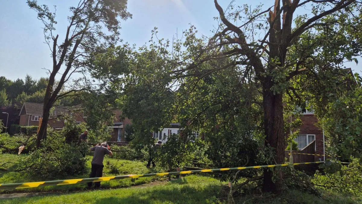 Rare Tornado Strikes Aldershot: Properties Damaged, No Injuries Reported