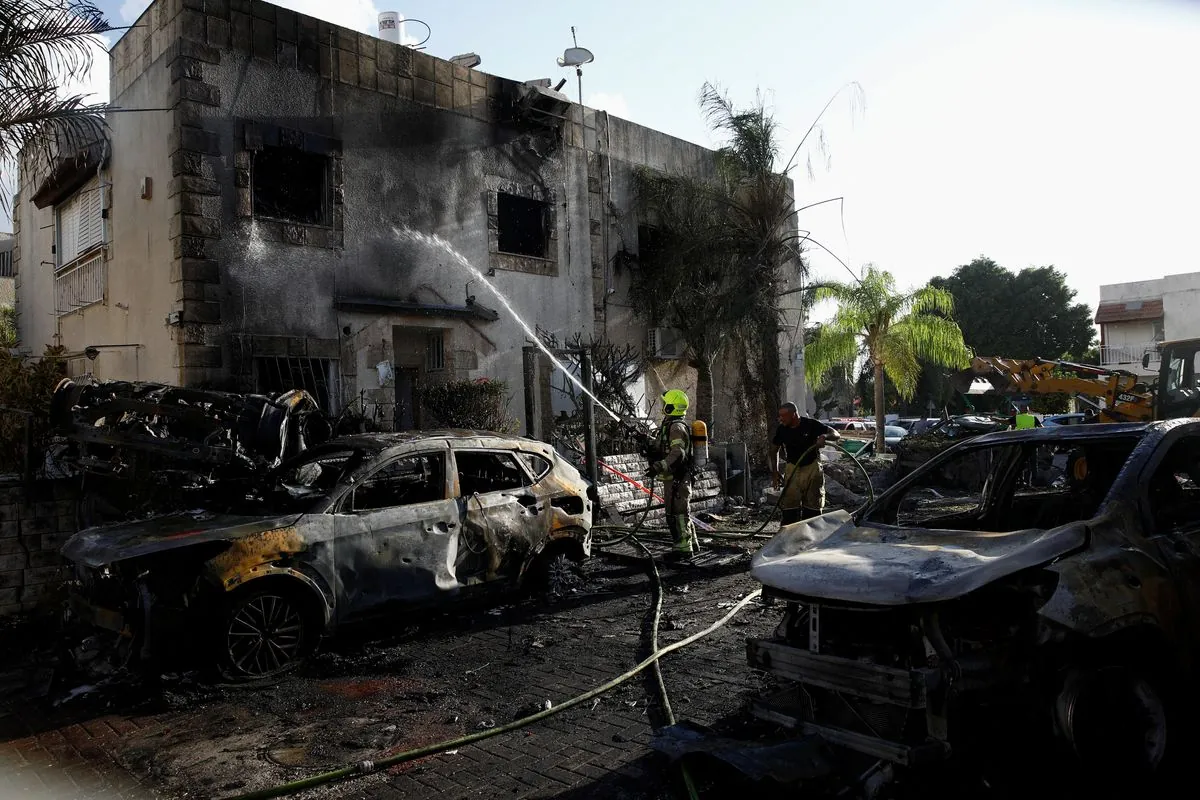 Hezbollah Rockets Strike Haifa Suburb, Israel Retaliates with Airstrikes