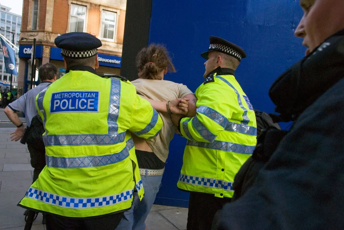 UK Police Arrests Plummet Despite Record Officer Numbers