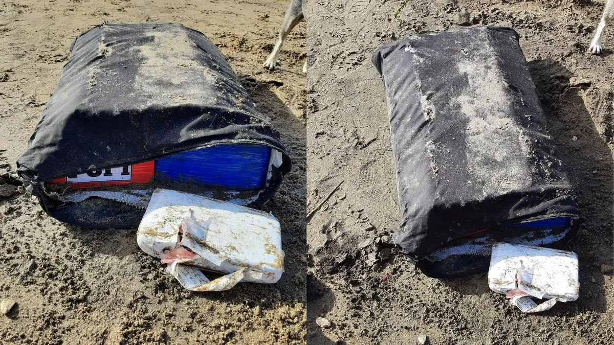 £3.1 Million Cocaine Haul Washes Up on Cornish Beach