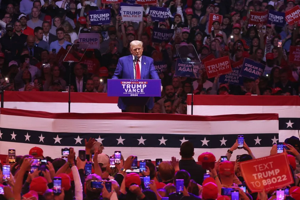 Trump draws massive crowd to NYC rally as supporters flood Madison Square Garden