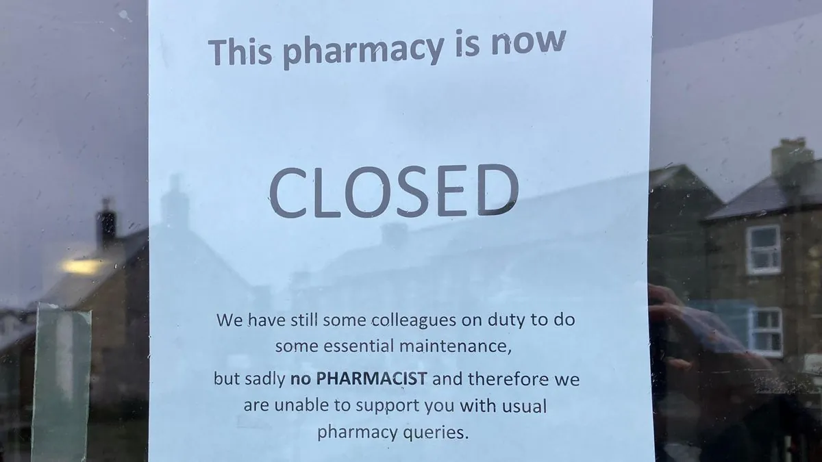 UK pharmacists make history with first-ever vote to cut vital services