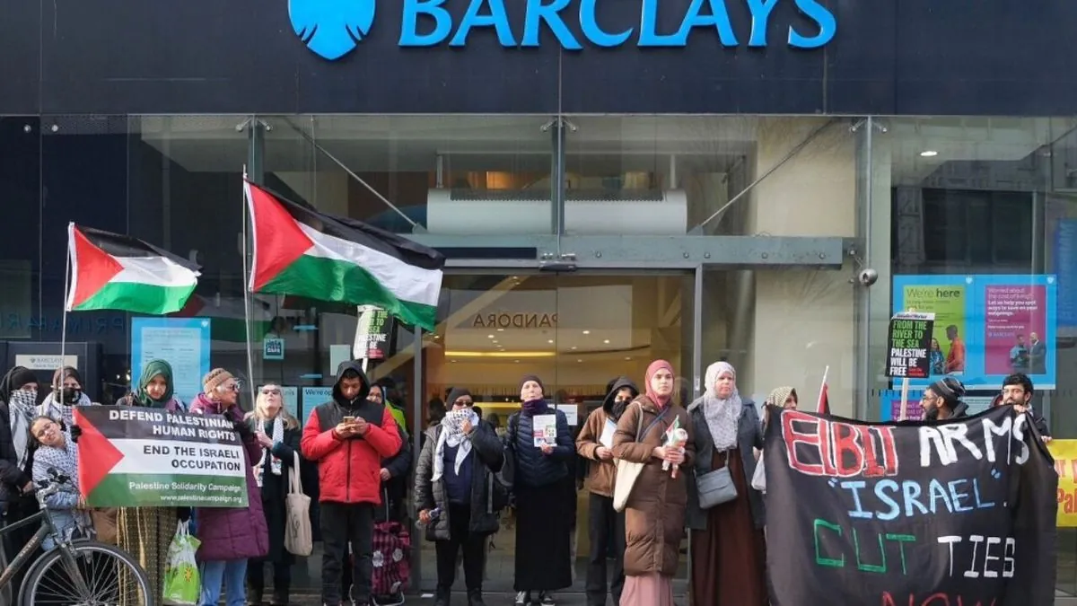 Barclays faces nationwide branch shutdowns as protesters question Israel ties