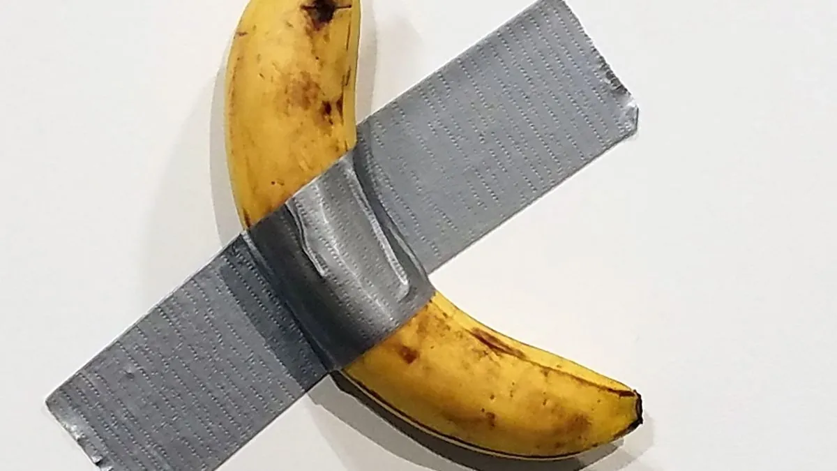 Chinese mogul pays millions for banana on wall - promises to eat it