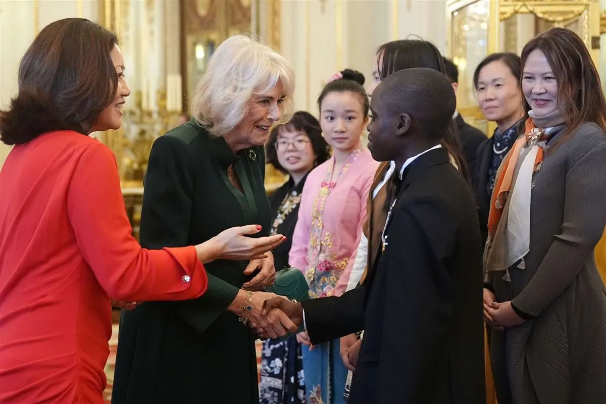 Queen shares touching memories about Dame Maggie Smith at Palace event