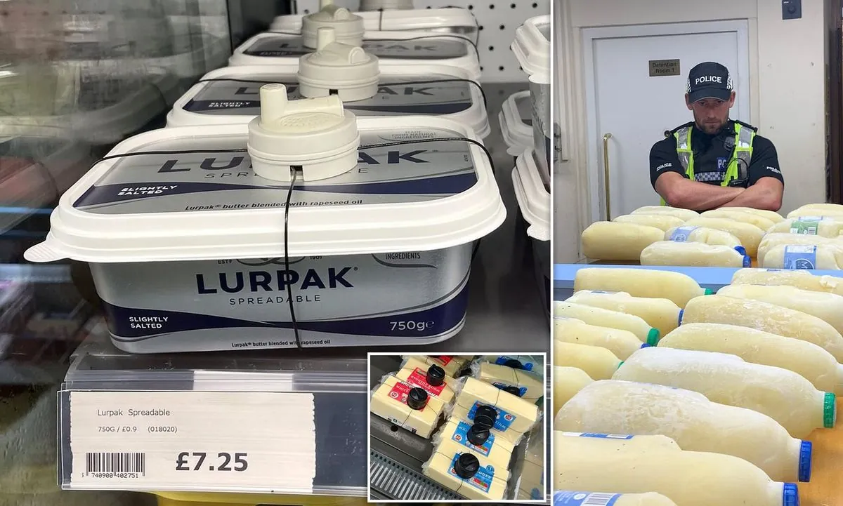 Russian shoppers turn to theft as butter becomes luxury item